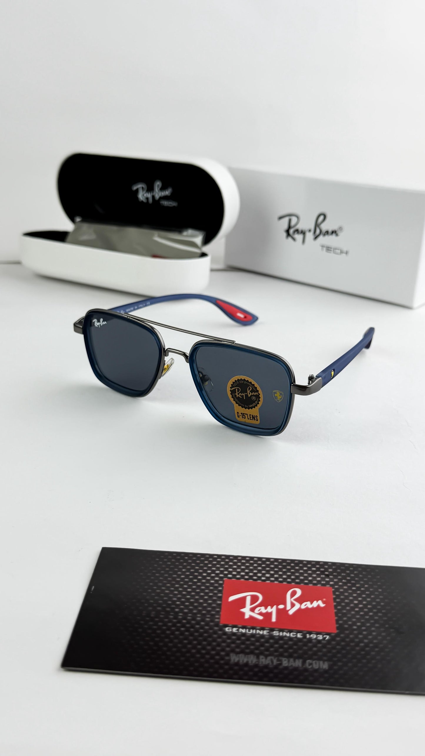 RAYBAN BLUE SUNGLASSES
