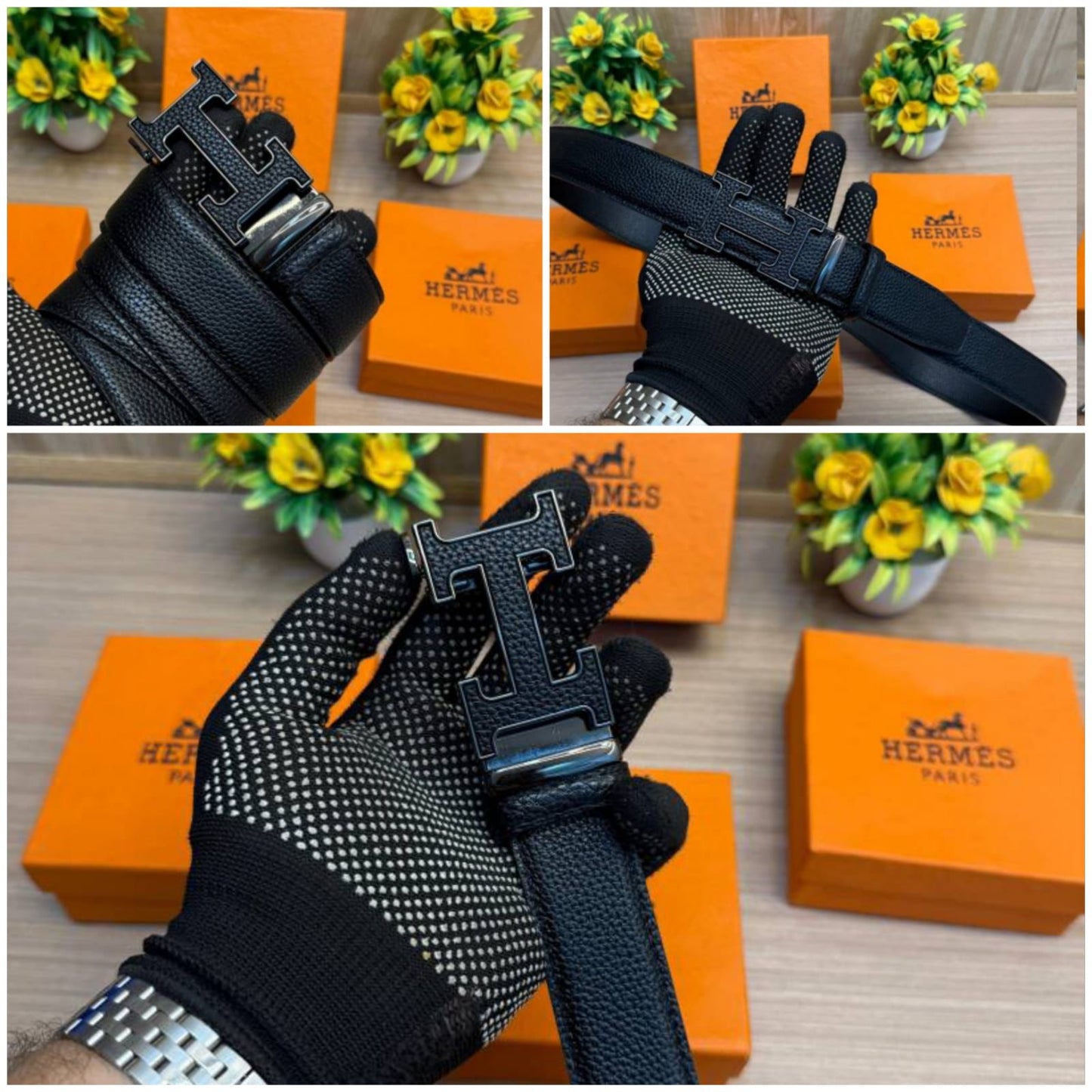 HERMES AUTO LOCK BELT