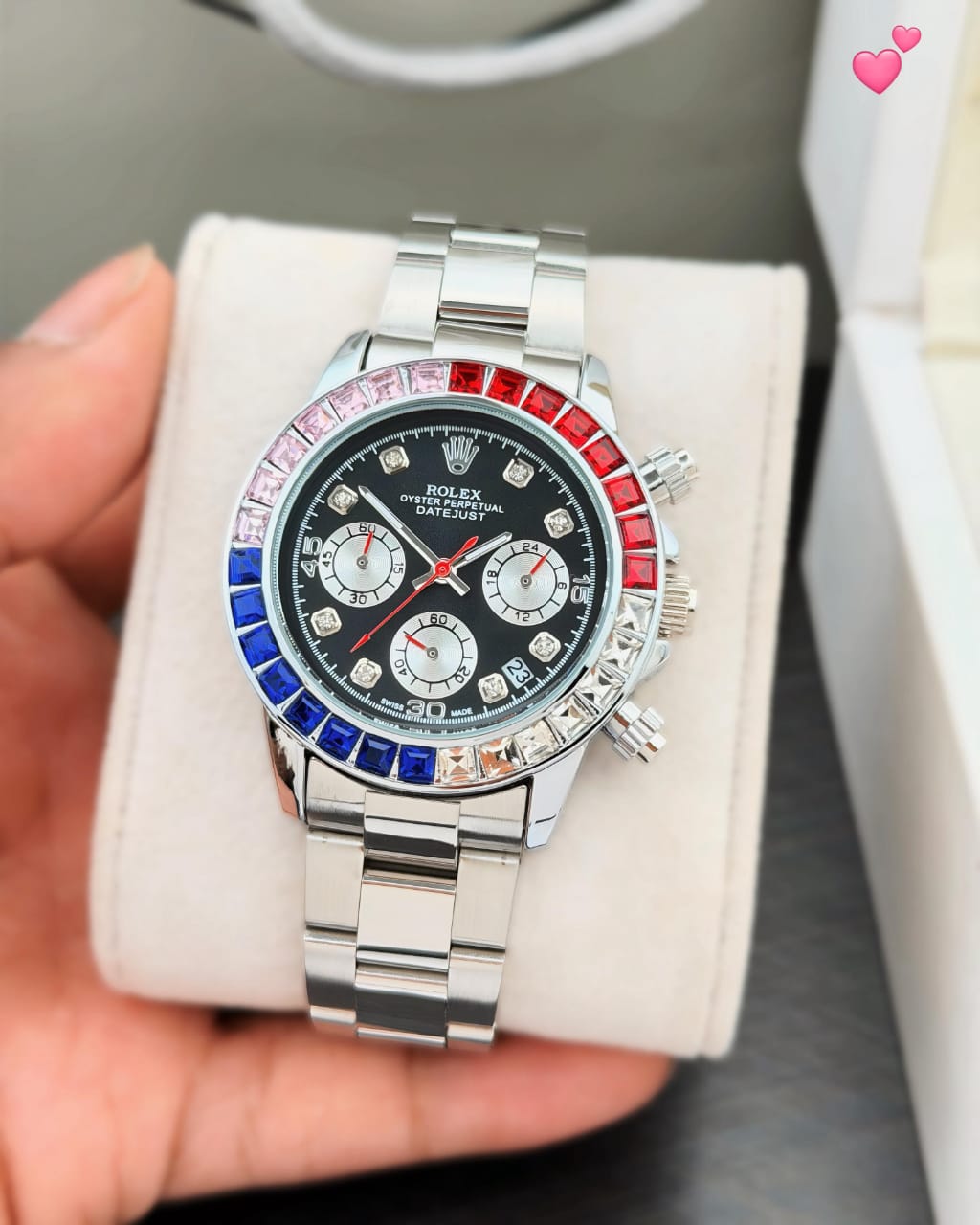 Rolex Rainbow ( Silver )