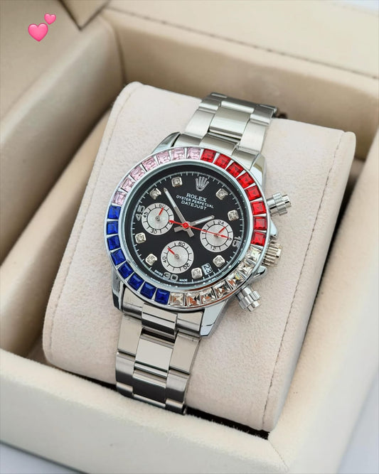 Rolex Rainbow ( Silver )