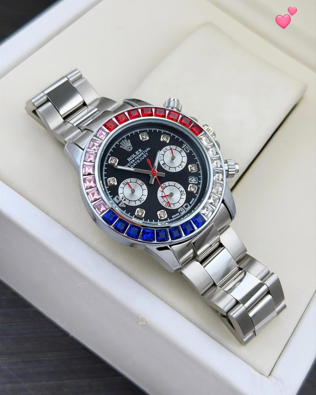 Rolex Rainbow ( Silver )