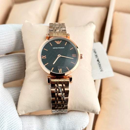 Emporio Armani Ladies ( Gold )